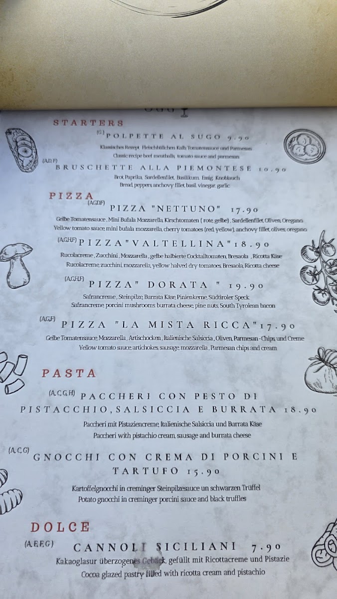 Menu La Strada 27/29-1