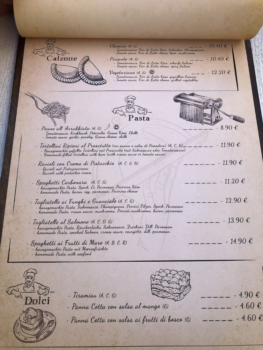 Menu La Strada 27/29-10